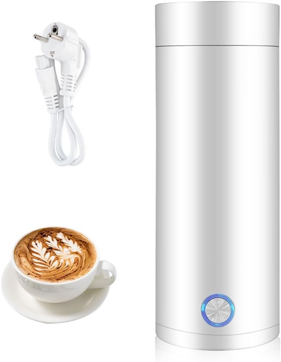 Draagbare elektrische waterkoker voor reizen – Snel koken in 5 minuten, automatische uitschakeling voor thee, koffie en melk