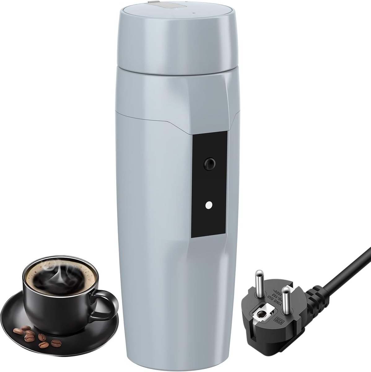 Draagbare elektrische waterkoker voor reizen - compacte theekoker met automatische uitschakeling