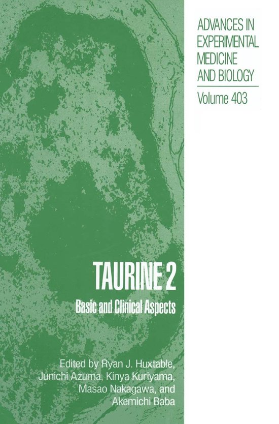 Taurine 2: Basic and Clinical Aspects - cover