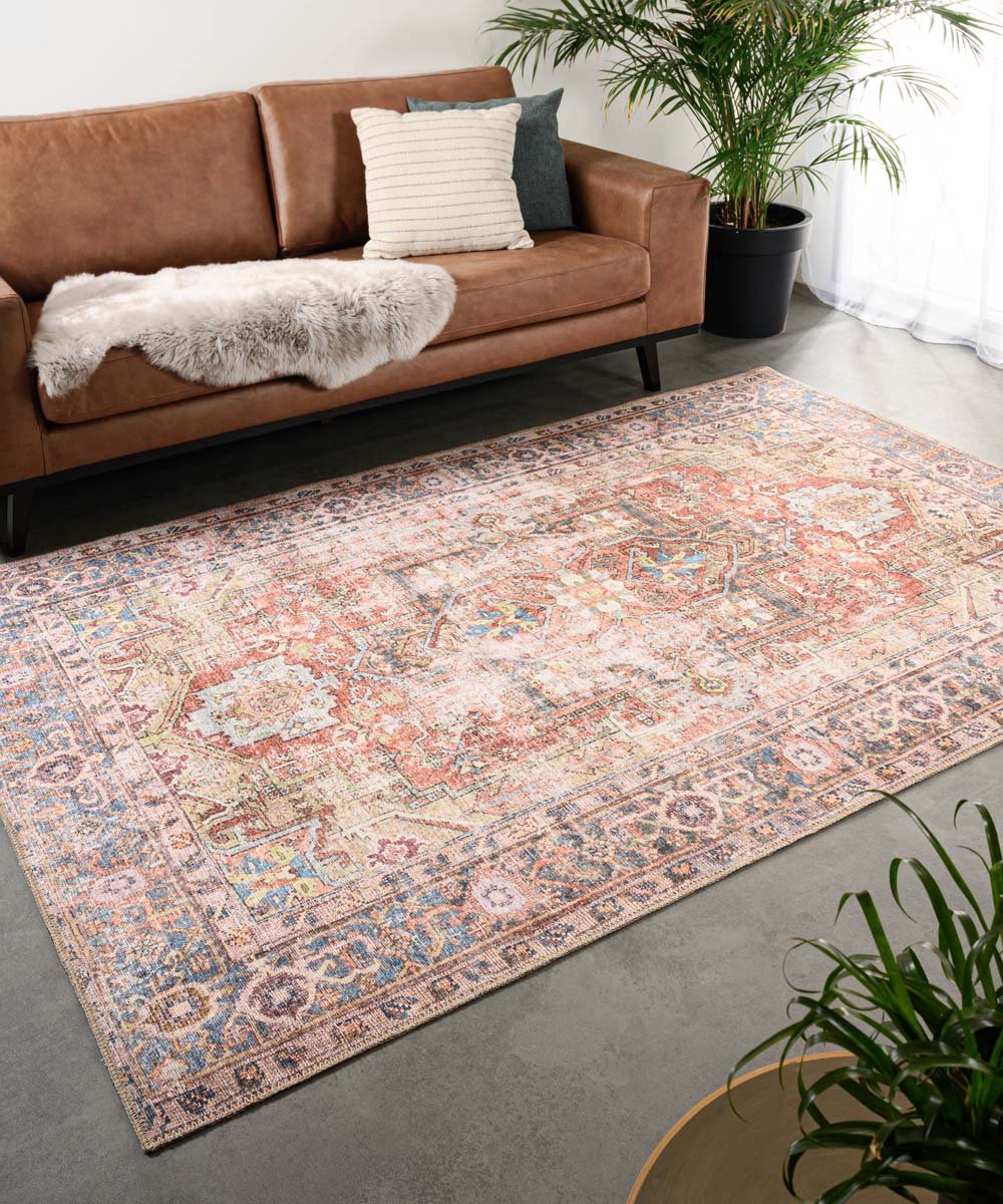 Vintage vloerkleed - Fade Essence beige 190x290 cm