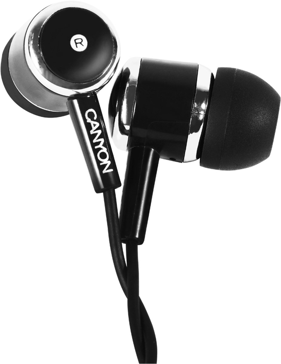 Canyon EPM-01 - In-ear Koptelefoon - Microfoon - 1.2m Kabel