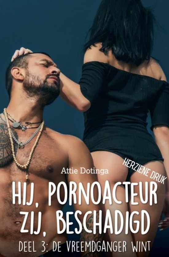 Hij, pornoacteur. Zij, beschadigd. - cover