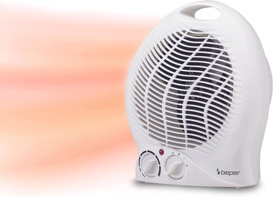 Elektrische Ventilatorkachel 2000 Watt - Keramische Kachel met 3 Standen en Eco Mode - Stille Fan Heater