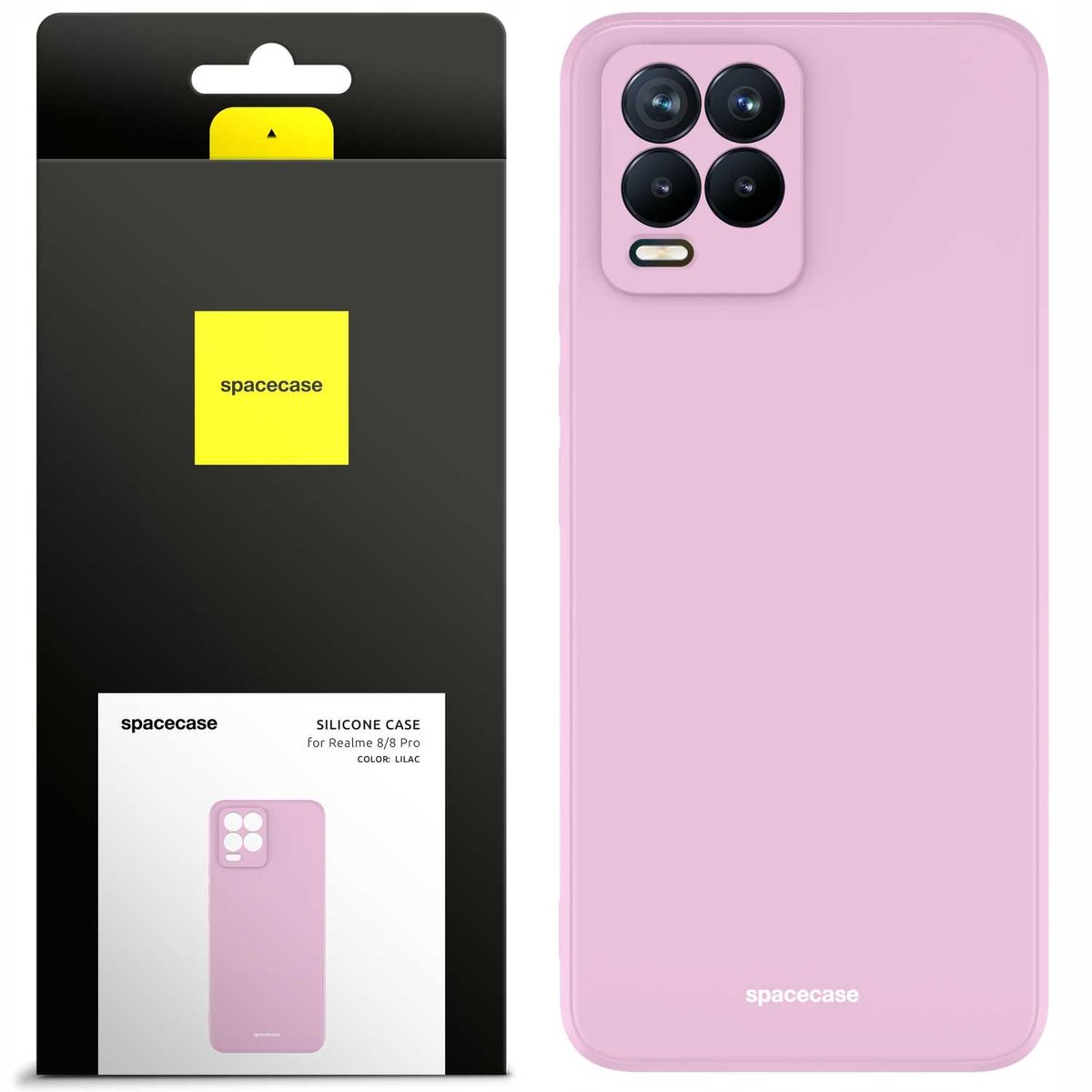 Spacecase Siliconen Hoesje Voor Realme Telefoon 8 8 Pro Lilac