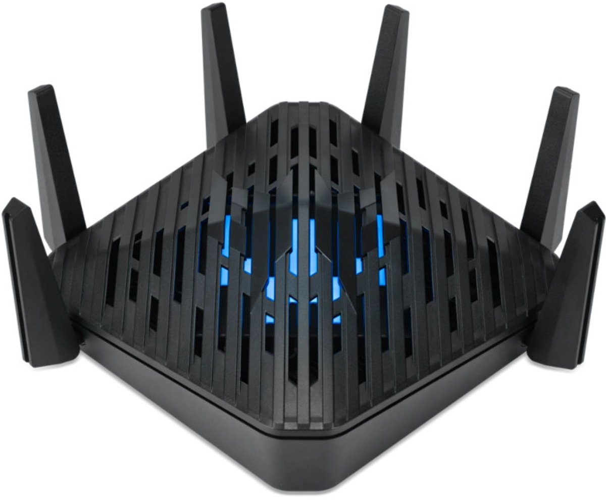 Acer Predator Connect W6 Wi Fi 6E Wi-Fi 6E (802.11ax) Tri-band (24 GHz / 5 GHz / 6 GHz) Ethernet LAN Zwart