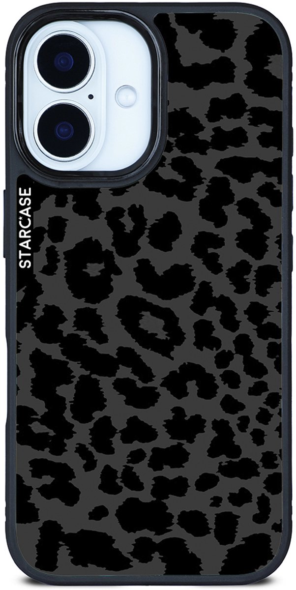 iPhone 16 hoesje - magsafe hoesje / Starcase Black Panter Print / iPhone hoesje met Magsafe