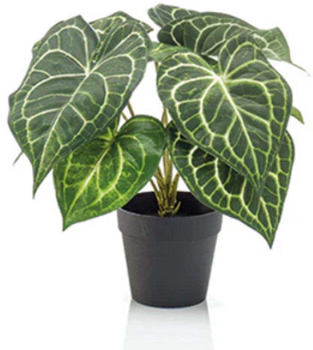 Emerald Kunstplant in pot Anthurium 23cm - Kunstplant voor binnen Groen