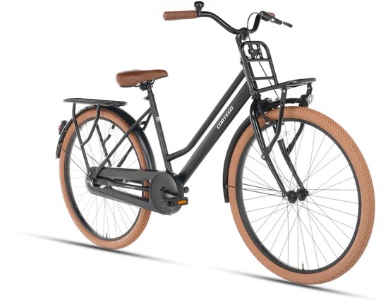Cortego Liberty Meisjesfiets 26 inch Mat-Zwart - Kinderfiets - 9, 10