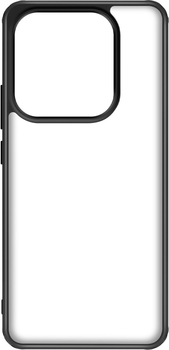 Avizar Dekking voor Redmi Note 14 4G Silicone Schokbestendig Camera Blok Bedekt, Zwart