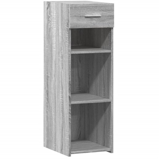 Dressoir 60x30x70 cm bewerkt hout grijs sonoma eiken kopen? | .nl
