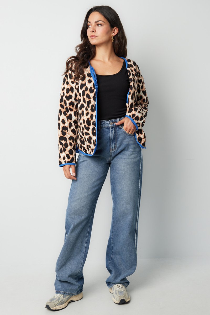 Yehwang - Denim jeans denim darling - straight jeans - blauw - Maat S