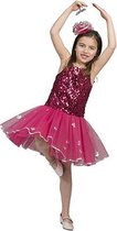 Dans & Entertainment Kostuum | Prima Roze Ballerina | Meisje | Maat 104 | Carnaval kostuum | Verkleedkleding