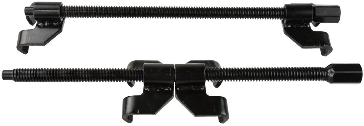 GEKO 2-delige veercompressor set - robuust staal - 380 mm opening