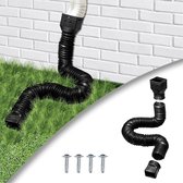 Downpipe Extenders - Verlengers voor regenafvoer (Zwart)