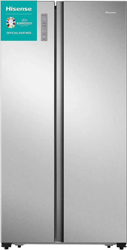 Hisense RS677N4ACC Amerikaanse koelkast 519L No Frost LED-touch bediening fluisterstil energieklasse C