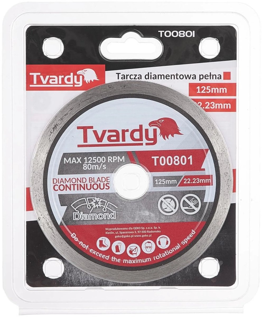 Tvardy Diamantschijf - Continu profiel - 125 mm - Voor harde materialen