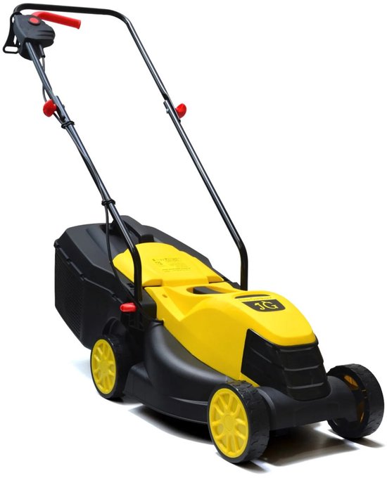 John Gardener Elektrische grasmaaier - 32 cm - 1300W - 2 hoogtestanden - 30L opvangbak