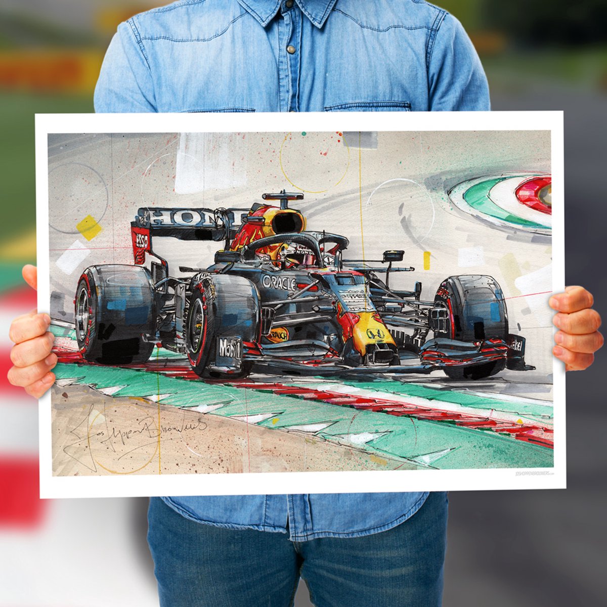 Formuleracing poster 70x50 cm