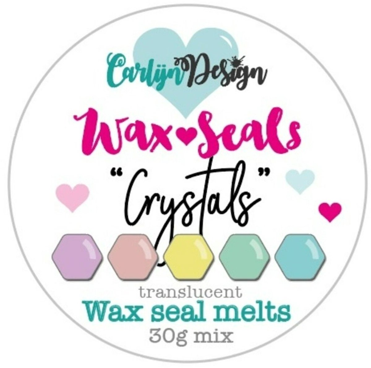 Waxzegel melts Crystals