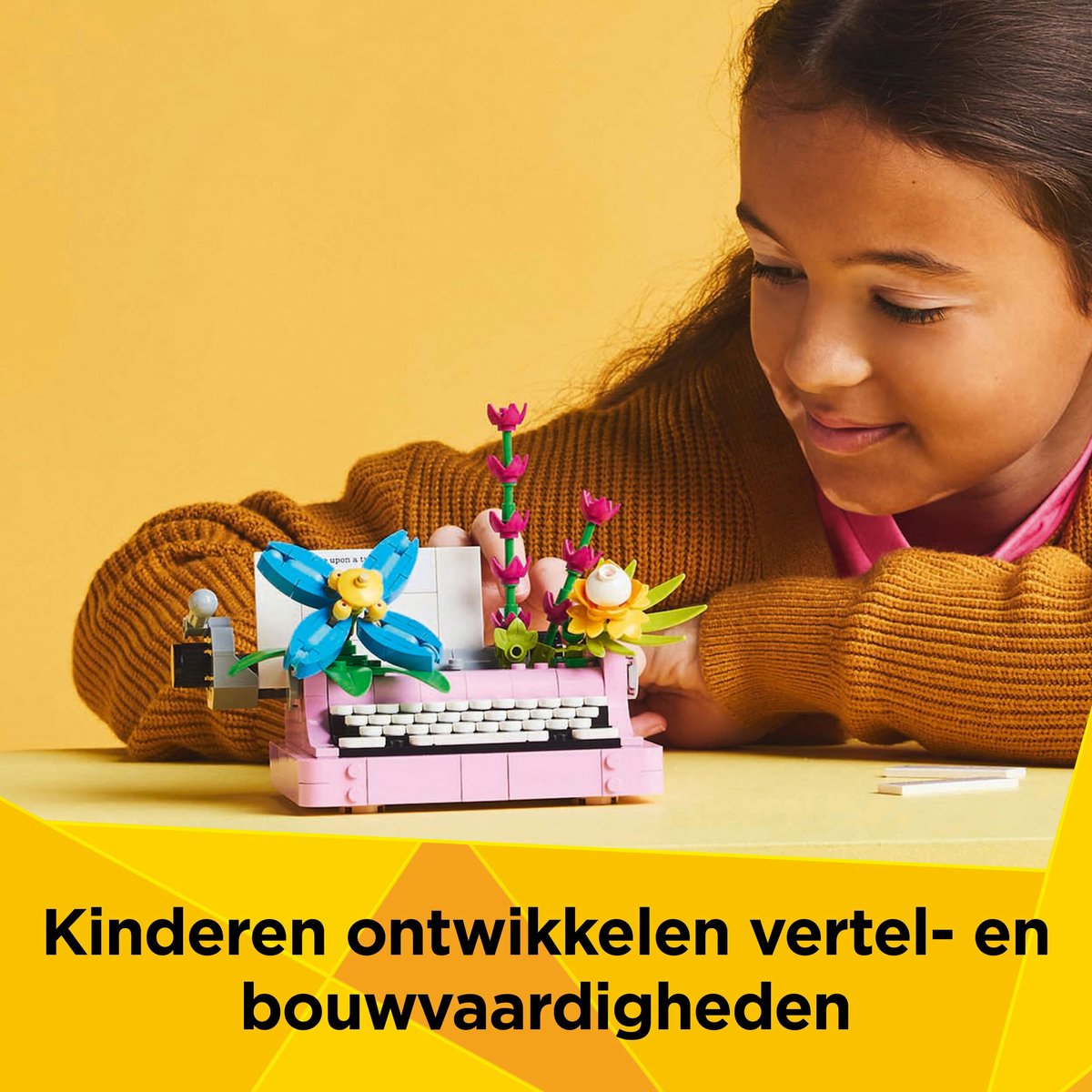 LEGO Creator 3in1 Typemachine met bloemen, Keytar en bloempot Speelgoed voor Kinderen 31169 — afbeelding 6