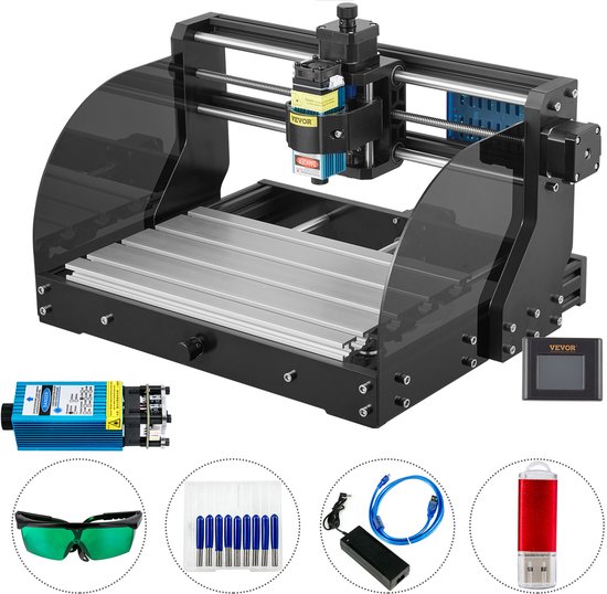 3018 CNC Freesmachine 3 Axis Laser Graveermachine Met 500mw Laser Graveur Offline Controller Voor Plastic Acryl Pvc Hout P 010725098076