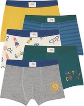 Vertbaudet Set van 5 stretch boxershorts voor jongens COOL