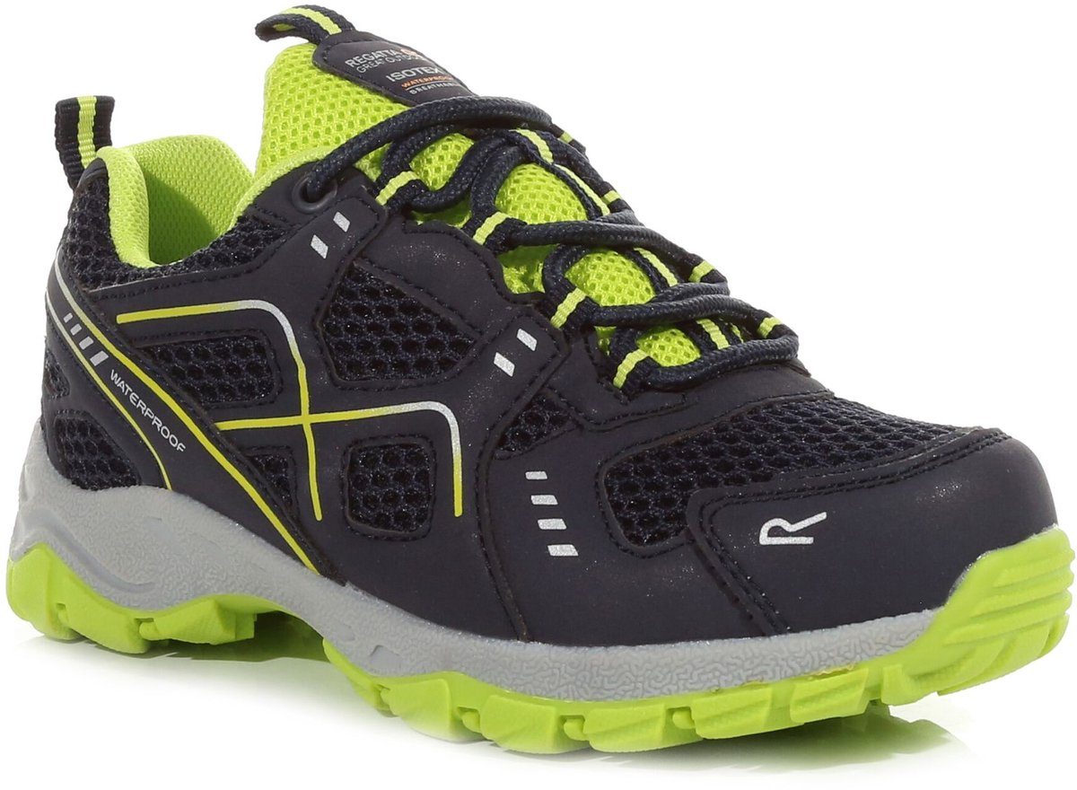 Schoenen Hiking Kinderen Waterdicht Ademend Vendeavour Groen