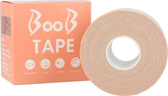 Boobtape - Plak bh - Boob tape - Fashion tape - BH tape - 5 meter - Borst tape - Bra tape