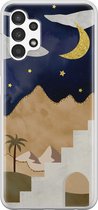 Leuke Telefoonhoesjes - Hoesje geschikt voor Samsung Galaxy A13 4G - Woestijn - Soft case - TPU - Natuur - Multi