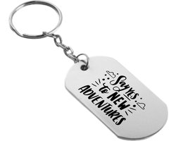 Akyol - Vliegen sleutelhanger - Reizen sleutelhanger - Toerist sleutelhanger - Piloot sleutelhanger - Live your dream sleutelhanger - Reisliefhebber sleutelhanger