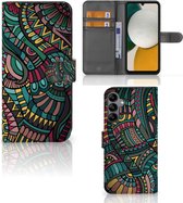 GSM Hoesje Geschikt voor Samsung Galaxy A34 Flip Case Aztec