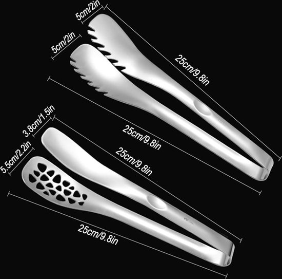Pince à Spaghetti En Acier Inoxydable DEWIN – Pince Service Pâtes Ergonomique Cuisine