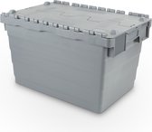 Reusable container 600x400x365, met klapdeksel, 68 liter