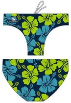 TURBO Surf Flower Zwemslip Heren - Royal - M