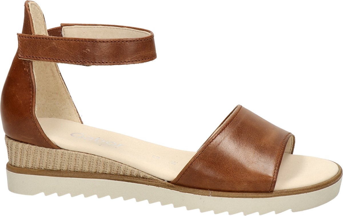 Gabor Sandalen cognac Leer Dames Maat 41 bol
