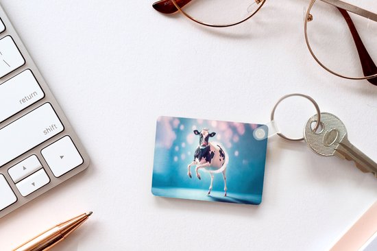 Porte-clés - Vache - Kroon - Ballet - Blauw - Rose - Enfants - Cadeaux à distribuer - Plastique