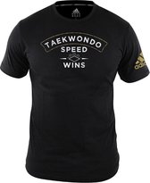 adidas T-Shirt TaekWondo Community Zwart Small