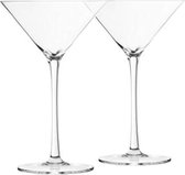 Final Touch - Crystal Martini-glazen gemaakt met DuraSHIELD - Set van 2