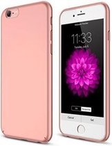 Ultra thin geschikt voor Apple iPhone 6 / 6s case - roze + gratis glazen Screenprotector