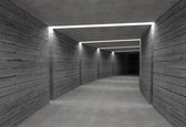 Fotobehang Hallway Ligths | XXL - 312cm x 219cm | 130g/m2 Vlies