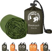 Couverture d'urgence thermique, sac de couchage \ couverture de sauvetage Premium | Survie Whistle Ultralight Cold Protection / Sacs de couchage d'urgence - couverture en aluminium d'urgence, sac de couchage d'urgence - 213 cm et 91 cm