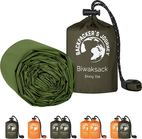 Sac De Couchage + Couverture De Survie PE Aluminium - Lot Urgence - Neuf