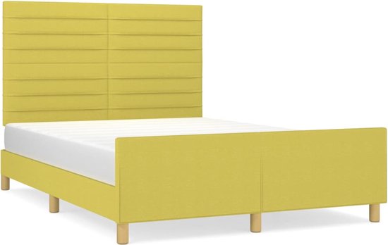 DHOME Hoofdeinde Van Stof Aqualine Gecapitonneerd 90x115cm Met Poten Bedden 80 90 Wit