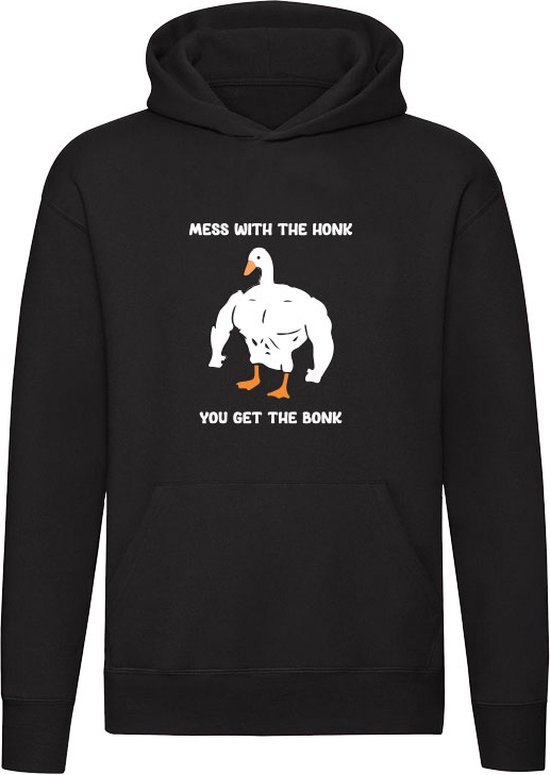 Mess with the honk, you get the bonk Hoodie - sterk - sportschool - gym