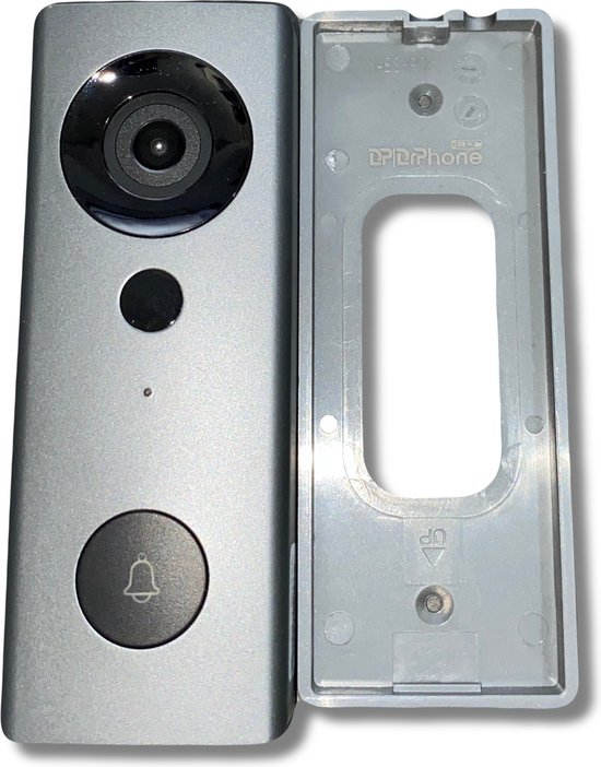 DrPhone LM6-A - Camera Deurbel Met Binnen Bel - Bekabeld Camera Deurbel Met Alexa & Google Assistant - Smartcam Camera Deurbel Met Mobiele App - Zwart van Merkloos — afbeelding 2