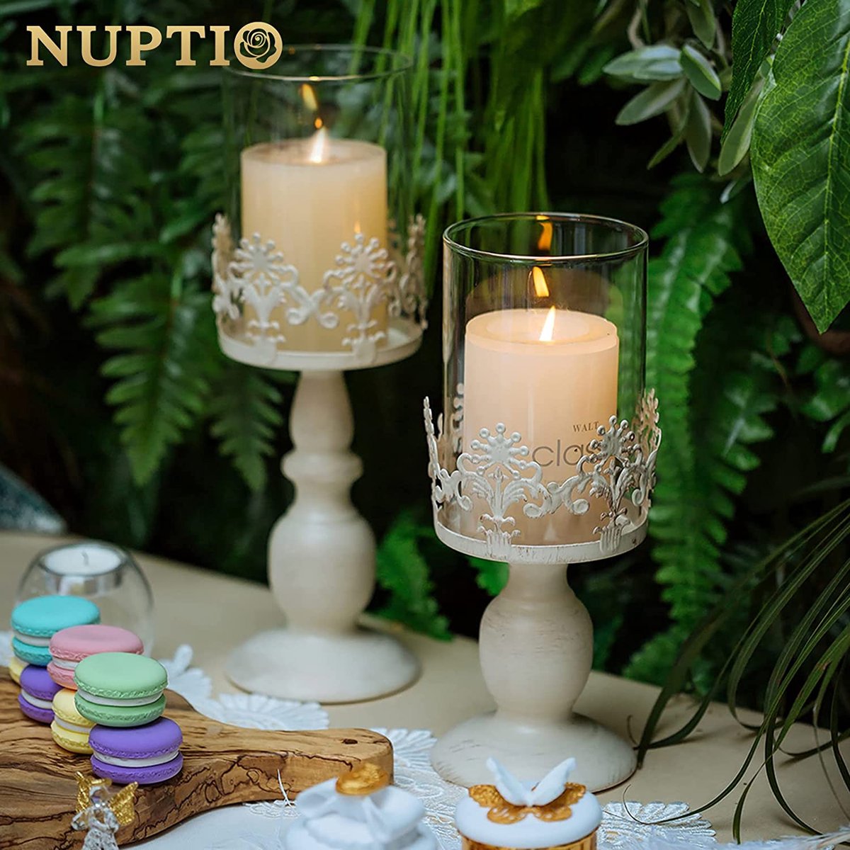Nuptio Decorative Candle Lanterns Inside