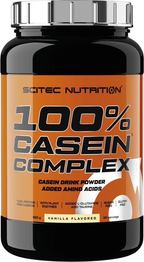 100% Casein Complex (Vanilla - 920 gram) - SCITEC NUTRITION | bol.com