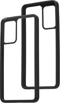 Mobiparts Rugged Clear Case geschikt voor Samsung Galaxy A52/A52 5G/A52s 5G - Zwart Transparant