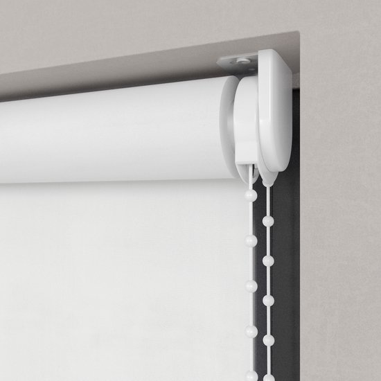 Dutchblinds Store enrouleur - occultant - Wit - 120x190cm - Décoration de fenêtre sur mesure