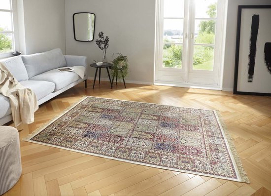 Perzisch tapijt Moud Barash - crème/multi 200x300 cm